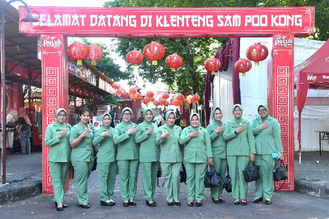 Semangat Kemerdekaan Hadir Lewat Aksi Nyata, Persit PD IV/Diponegoro Dukung Bakti Indonesia Ke-4